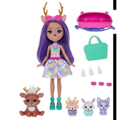 ENCHANTIMALS  Baby Bffs Danessa Deer Doll Rose
