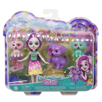 MATTEL Enchantimals - Famille De Dessa Dalmatien - Mini-Univers - 4 Ans Et +