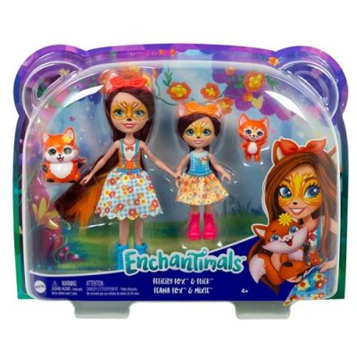 ENCHANTIMALS  - Felicity Renard Et Petite Soeur - Poup&eacute;e