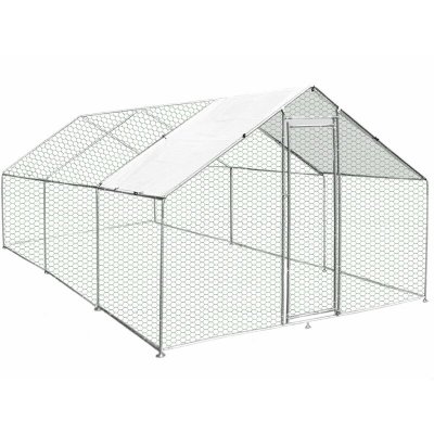 MONSTER SHOP Enclos Poulailler 4m x 6m x 2m MonsterShop