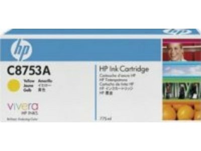 HP Encre jaune  pour Color LaserJet CM8000 / CM8050 / CM8060 (775ml)