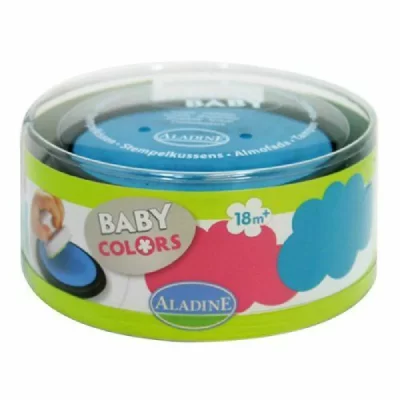 ALADINE Encreur Stampo baby Turquoise / rose x 2 -  - couleur variant