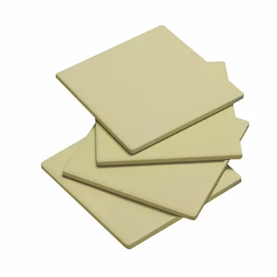 ENDERS &reg; PIZZASTEINE 8811 Lot de 4 ustensiles rectangulaires pour Barbecue &agrave; gaz Beige 19 x 19 cm