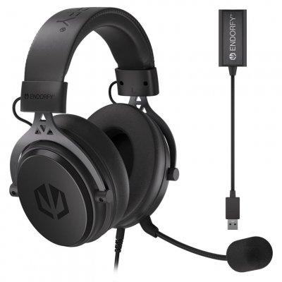 ENDORFY  VIRO Plus USB Casque Avec fil Arceau Musique/Quotidien Noir
