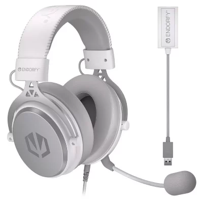 ENDORFY  VIRO Plus USB Onyx White Casque Avec fil Arceau Musique/Quotidien Blanc
