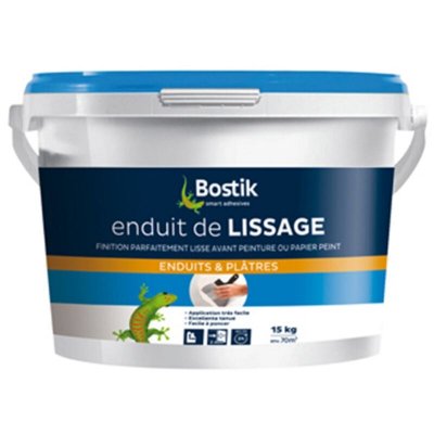 BOSTIK Enduit de lissage en p&acirc;te - 15kg