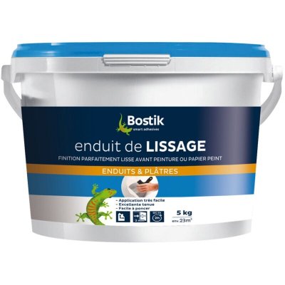 BOSTIK Enduit De Lissage P&acirc;te  - Le Pot De 5 Kg