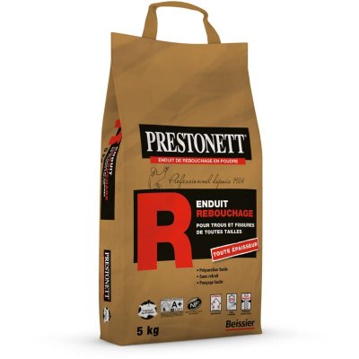 Enduit de rebouchage en poudre Prestonett 5kg