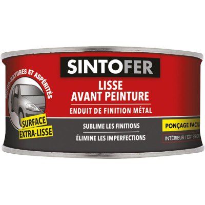 SINTO Enduit m&eacute;tal de finition fer - Bo&icirc;te 170 ml