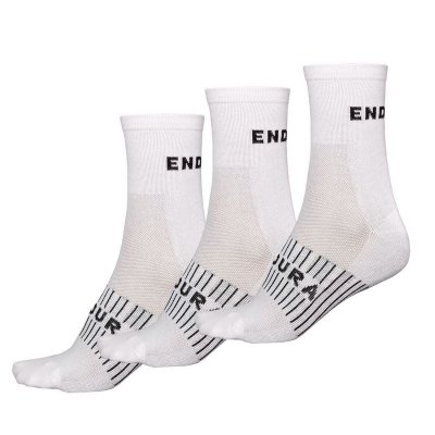 ENDURA  COOLMAX Race Socks (3-Pack) - Multi} - S/M}, Multi}