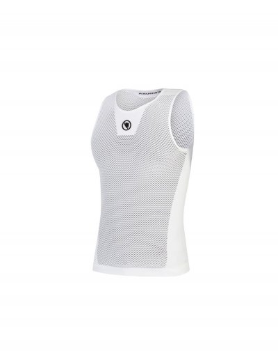 ENDURA  Fishnet Sleeveless Base Layer Blanc L-XL Homme