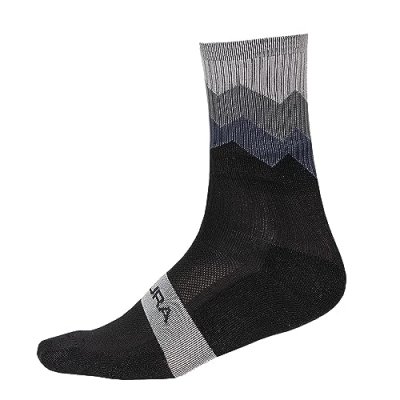 ENDURA  - Zacken Socken - Chaussettes de cyclisme taille S/M, noir