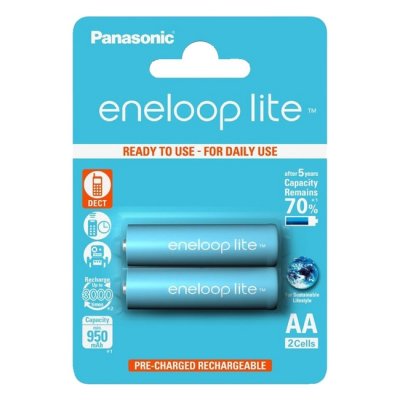 PANASONIC Eneloop Piles Lite Mignon Aa 950mah One Size Blue