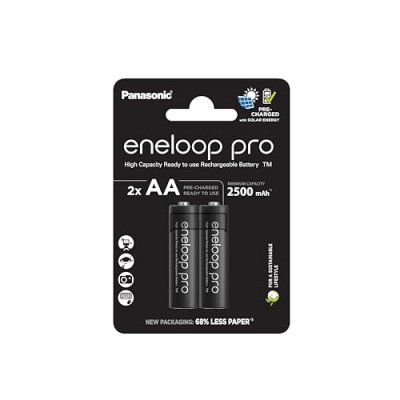 PANASONIC Eneloop Pro Mignon Aa 2500mah Batteries Noir