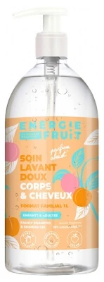 ENERGIE FRUIT  &Eacute;nergie Fruit Soin Lavant Doux Format Familial 1 l Parfum Abricot - Flacon-Pompe 1000