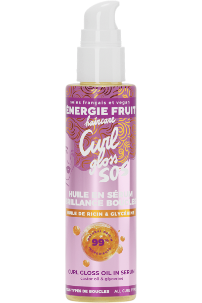 ENERGIE FRUIT  Huile S&eacute;rum Brillance Boucles SOS Curl Gloss 75ml