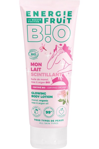 ENERGIE FRUIT  Lait Corps Scintillant Mono&iuml; Rose 