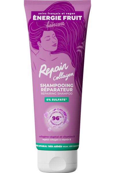 ENERGIE FRUIT  Shampooing R&eacute;parateur Collag&egrave;ne & Vitamine B 