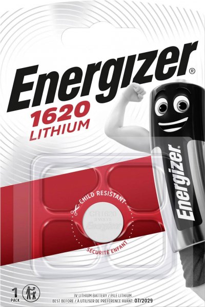 ENERGIZER  1 pile lithium CR1620 - 3V 