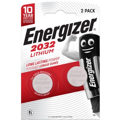 ENERGIZER  2 piles Lithium CR2032