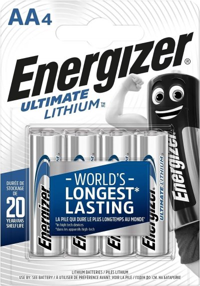 ENERGIZER  4 piles FR6 AA Lithium