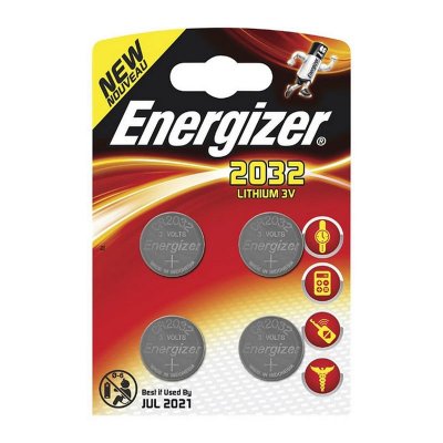 ENERGIZER  CR2032 - 4 piles bouton CR2032