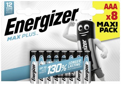 ENERGIZER  - Max Plus Pile LR3 (aaa) alcaline(s) 1.5 v 8 pc(s) S425922