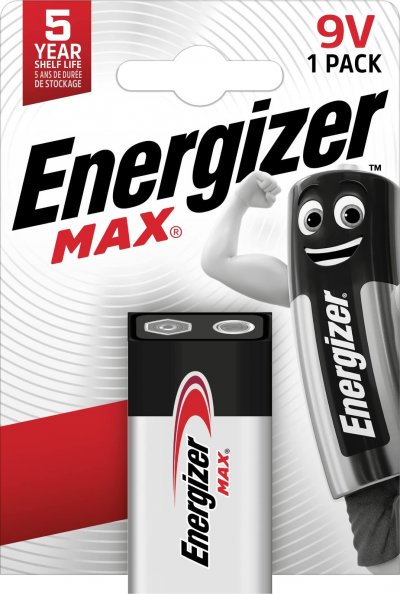 ENERGIZER  Pile alcaline 9V Max