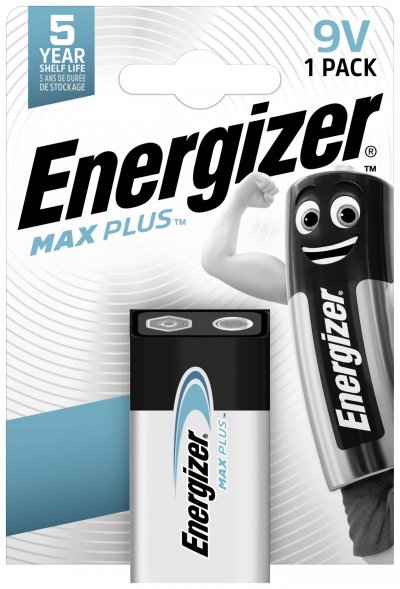 ENERGIZER  Pile alcaline 9V Max Plus