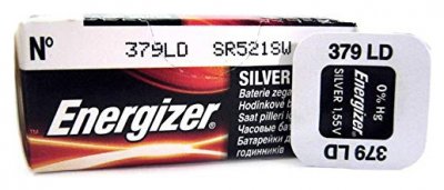 ENERGIZER  Pile Bouton 379 379 Silver