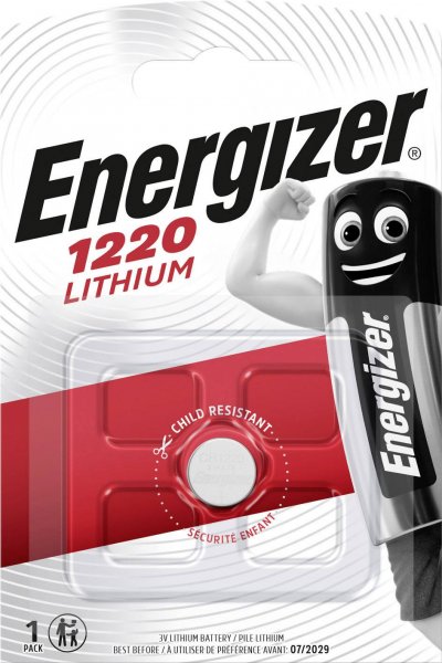 ENERGIZER  Pile bouton Lithium CR 1220