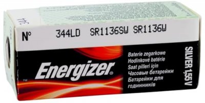 ENERGIZER  Pile Bouton Multi-drain 344/350 344 / 350 Silver