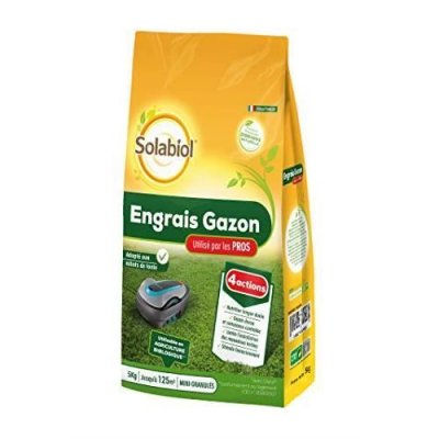 SOLABIOL Engrais gazon professionnel  - Le sac de 5 kg - Willemse