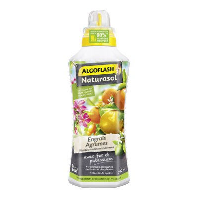 NATURASOL Engrais liquide Agrumes, plantes m&eacute;diterran&eacute;ennes 500 mL