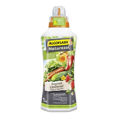ALGOFLASH Engrais liquide universel fruits et l&eacute;gumes 1L 