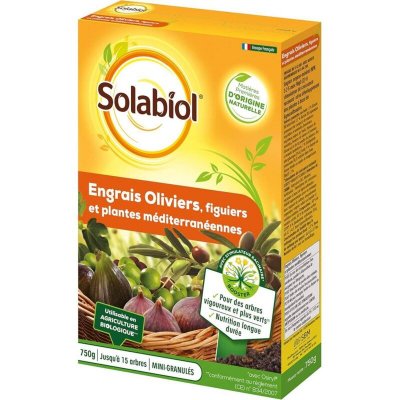 SOLABIOL Engrais oliviers et plantes m&eacute;diterran&eacute;ennes 750 g 