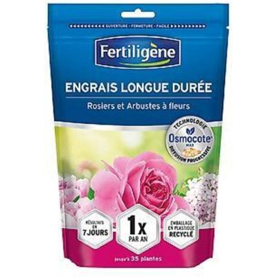 FERTILIGENE Engrais osmocote pour rosiers et arbustes &agrave; fleurs  750 g