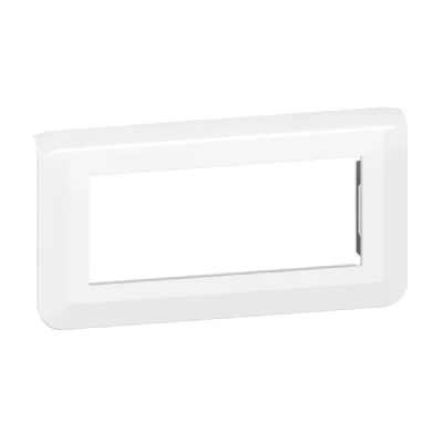 LEGRAND Enjoliveur 5 modules horizontal blanc  Mosaic