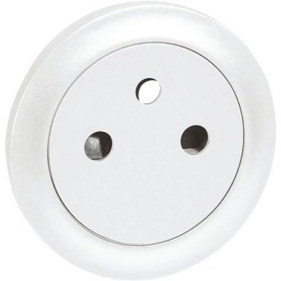 LEGRAND Enjoliveur blanc - Prise 2P+T surface - C&eacute;liane - 