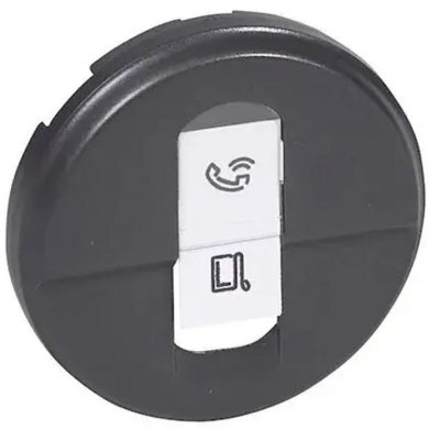 LEGRAND Enjoliveur C&eacute;liane - prise RJ 45 - Graphite