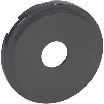 LEGRAND Enjoliveur graphite - Prise simple coaxial m&acirc;le - C&eacute;liane - 