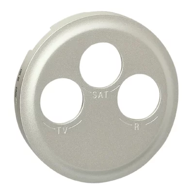 LEGRAND Enjoliveur titane- TV-R-SAT - C&eacute;liane - 