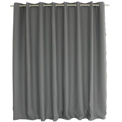 Enjoy Home - Rideau uni occultant avec oeillets - 300 x 240 cm - Gris