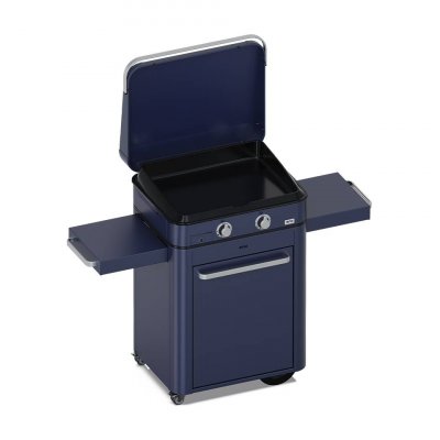 ENO  Combo plancha gaz 2 feux + chariot Bleu Navy Sign 65 - 57028358
