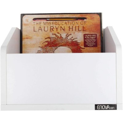 ENOVA HIFI  VINYLE BAC 120WH - meuble blanc pour 120 vinyles