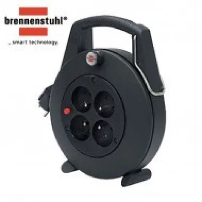 BRENNENSTUHL Enrouleur confort-line cl-l noir 5m 4 prises