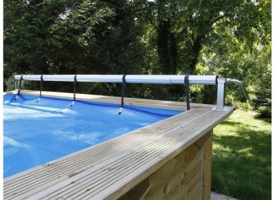 UBBINK Enrouleur de b&acirc;che pour piscine Bab premium l 