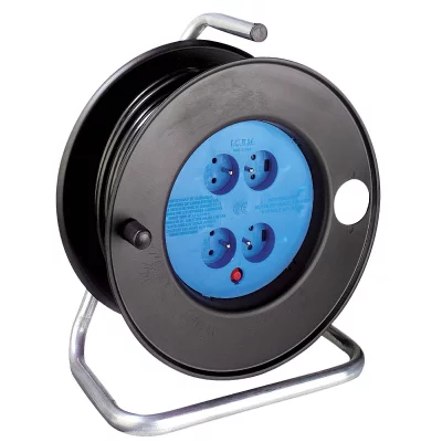 PROVENCE OUTILLAGE Enrouleur ELECTRALINE VVF 3G1.5 avec disjoncteur - 40 m