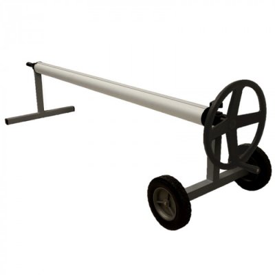 KOKIDO Enrouleur kalu en inox pour b&acirc;che &eacute;t&eacute; de piscine 5 par 10 maxi.