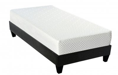 BELLECOUR Ensemble 90x200 Matelas + Sommier Bois